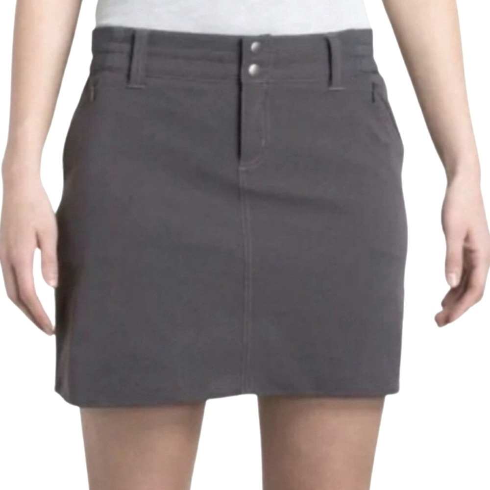 KUHL Stratus Skort Shorts Women Pmus Size 18W Casual Outdoors Lightweight Gray